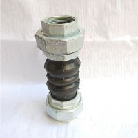 郑州***高压丝扣活接橡胶软接头风机软管方形丝扣内螺纹橡胶软连接可定做
