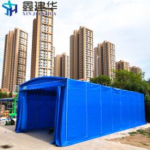 威海乳山货活动棚架图片 加装雨棚南京图片大全