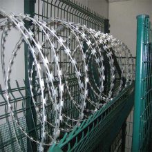 不锈钢刺刀圈 滚网刀片 不锈钢刀刺网 螺旋***用刀刺网安装施工