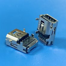 MINI DP沉板母座 迷你20P 沉板DIP+SMT插座 DispalyPort 20P 音频插座