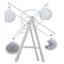 网红游乐设备新款无动力旋转秋千 鸟巢秋千吊椅景区户外四人秋千厂家