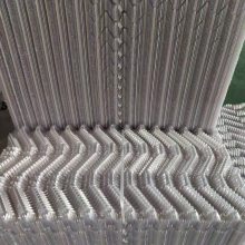 透明S波冷却塔填料 一级透明全新料 冷却塔维修S波填料更换厂家