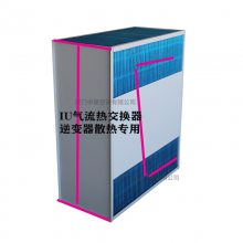 板式显热换热器 电力能源用的热交换器 LL气流 气气换热芯体 铝泊式