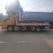 伸缩板清障车 小型翻转板平板拖车 国六蓝牌救援车 进口液压件