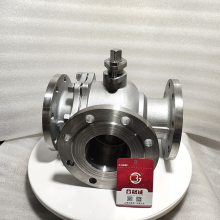 不锈钢手动L型/T型三通球阀Q44F/Q45F-16P双联高温高压气体换向阀