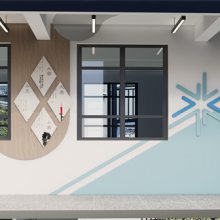 郑州顶层文化校园文化-高中校园走廊文化设计机构