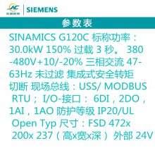 ȫ±ƵG120 6SL3210-1KE26-0UB1 30KW 480V˲