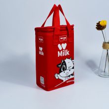 杭州大红色600D牛津布保温袋定制 牛奶乳制品冰包定做批发