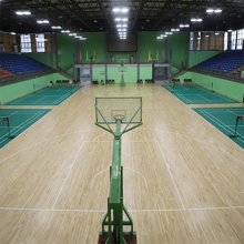 篮球馆实木地板 民都实业羽毛球馆枫木枫桦木地板 工程采购专区