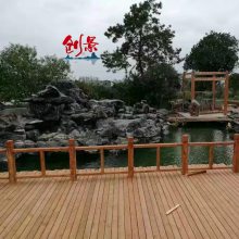 昆明假山石批发市场，扁平英石叠石原石图片，小型英石水池驳岸制作
