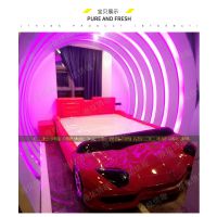 情侣酒店跑车主题情趣床夫妻合欢震动床情趣电动床情趣水床