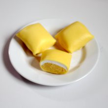 深圳仿真食品模型 香蕉班戟模型 仿真食物模型定制