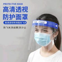 双面防雾透明面罩头戴式防飞沫疫情一次性防护舒适不紧绷防疫面罩
