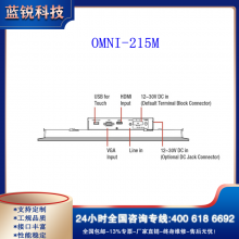 OMNI-215M/15.6 WXGA (1366 x 768) TFT LCD Display