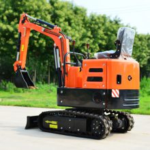 小钢全新12迷你小型挖掘机栽树挖坑 家用微型挖土机 小勾机厂家