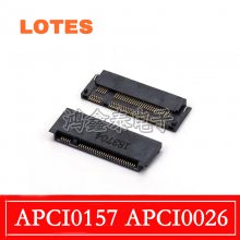 LOTES M.2 固态硬盘接口67P H=1.8 B-KEY沉板式APCI0157 APCI0026