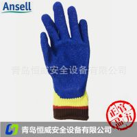 安思尔 80-600防滑耐磨手套天然橡胶抗割手套杜邦Kevlar