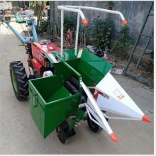 博润玉米收获机械 单行掰棒子机 小型多功能玉米收割机