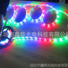 厂家直供3528软灯带LED60灯-RGB 跑马灯吸塑盒带 控制器LED灯条