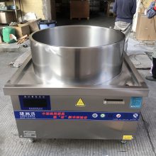 洛阳市兰州拉面煮面炉_洛阳牛肉汤锅_洛阳商用电磁炉大锅灶加高