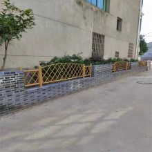 农村改造绿化护栏 苏州仿竹护栏 风景区竹节栏杆