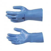 天然乳胶防化手套 防水耐磨耐高温劳保工作手套 双色浸胶手套