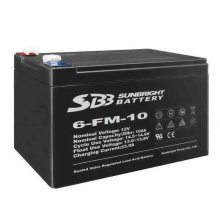 SSB圣豹蓄电池6-GFM-10 12V10AH持续续航 阻燃外壳 防爆装置