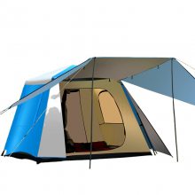 户外3-4多人全自动便携式折叠速开防雨野外露营蝶翼帐篷