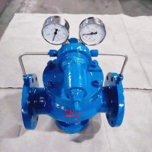 YK43X-100C DN150 先到活塞式 铸钢法兰连接式 氮气 压缩空气减压阀 YK43X-10C YK43F-25C 先导式气体调压阀 稳压阀