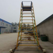 接触网施工绝缘梯车轻型防滑铁路检修梯车高度可调铁路作业车