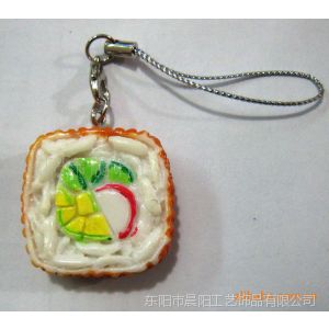 供应仿真食物沙拉拼盘树脂配件工艺品，手机饰品挂件，手机链