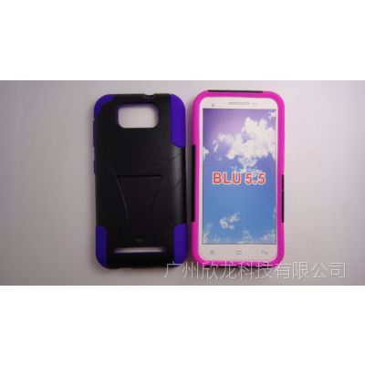 BLU STUDIO 5.5 T形 Y形 三角形 支架 二合一 手机壳 保护套