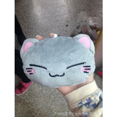 广东广州现货日本卡通团子猫笑猫我的猫咪毛绒布偶玩具公仔拉卡包卡套包价格 中国供应商