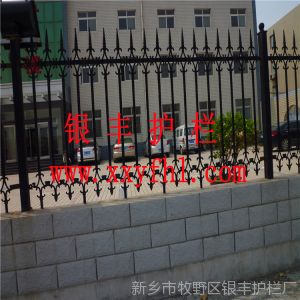 供应河南铁艺花墙 铸造铁艺围墙 铁艺围栏 铁栅栏 铸铁花围墙 庭院栅