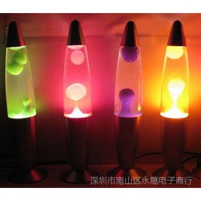 创意lava Lamp水蜡漂浮熔岩灯蜡球熔岩灯 葱灯 水母灯 台灯 价格 厂家 中国供应商