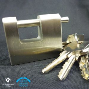 供应供应W703SS-60mm 不锈钢横开挂锁头 大门锁 仓库锁