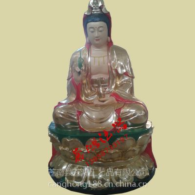 玻璃钢观音佛像 寺庙佛像