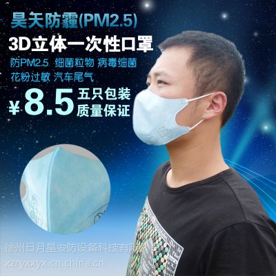 供应3D立体一次性防PM2.5口罩