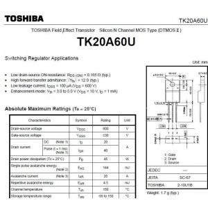 ӦTK20A60U