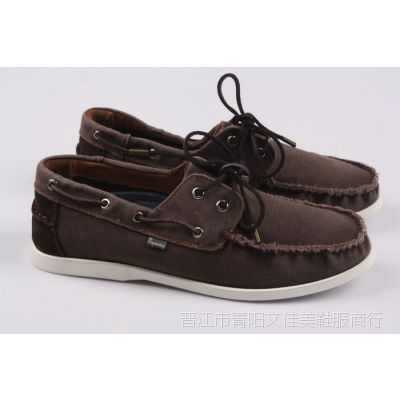 原单极度干燥SUPERDRY男士帆布鞋 韩版男士帆船鞋 波浪纹鞋底新款