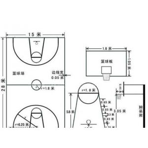 供應***山西太原塑膠球場價格 塑膠籃球場標準尺寸圖