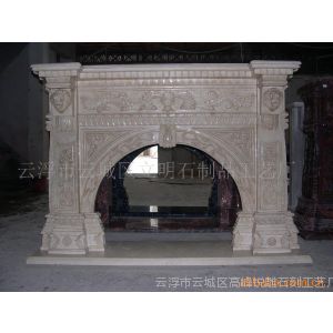 出口俄罗斯石材雕刻壁炉 Fireplace Mantel