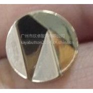 供应亮金色几何图锌合金金属扣