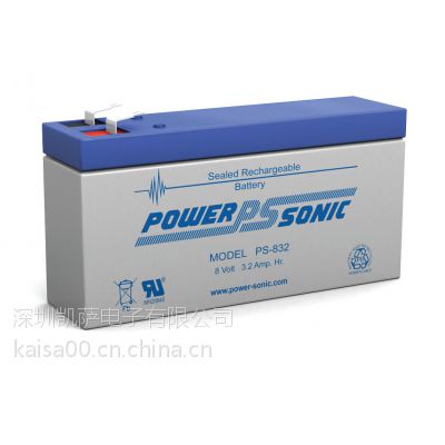 PS-832 POWER-SONIC阀控式密封铅酸蓄电池8V 3.2AH
