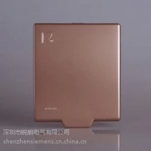 供應(yīng)西門子開關(guān)面板西門子開關(guān)插座靈動靈致香檳金色插座防水盒防濺盒