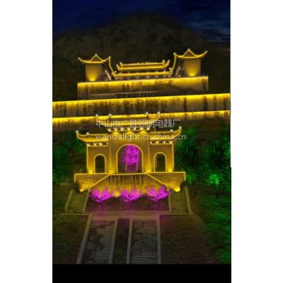 广万达GS-XQD0018 优质洗墙灯鼓楼亮化工程案例