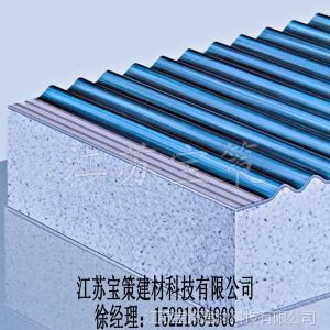 供应泡沫夹芯板彩钢板 板房夹芯板