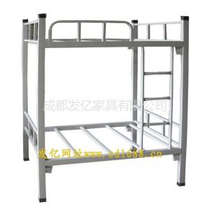 四川学生床,学生公寓床,上下铺铁床生产厂家成都发亿
