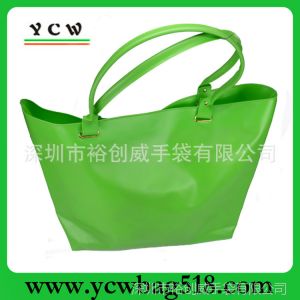 供应裕创威手袋生产 果冻PVC手提袋 绿色VC袋 环保手提袋 时尚手挽袋
