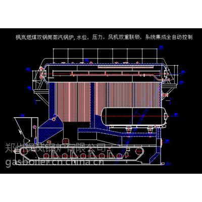 DZH燃煤链条蒸汽锅炉总图